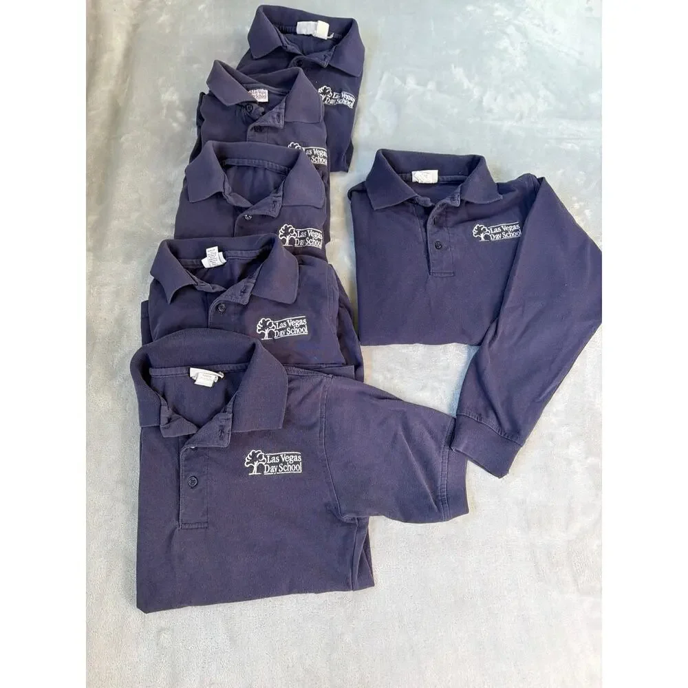 Las Vegas Day School uniform tops youth medium LS/ SS